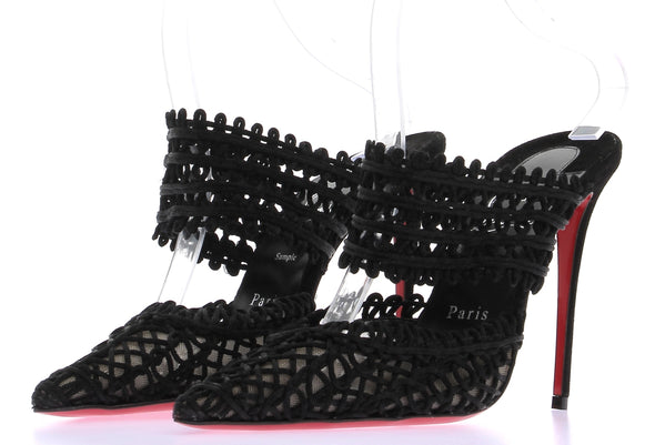 Talons noirs "Deia" en nylon