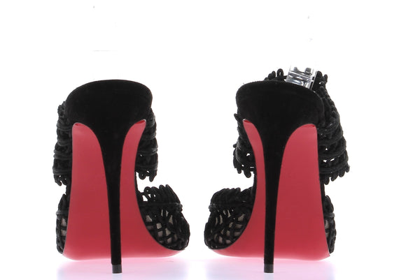 Talons noirs "Deia" en nylon