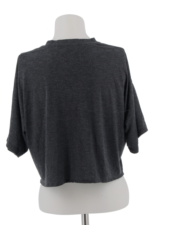 T-shirt noir à inscription