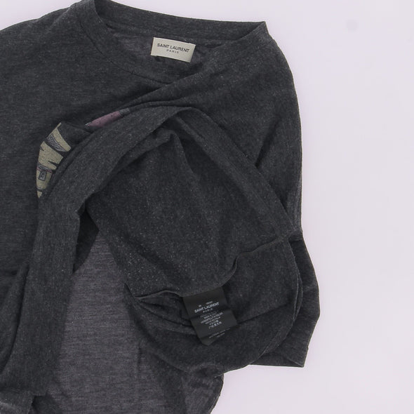 T-shirt noir à inscription