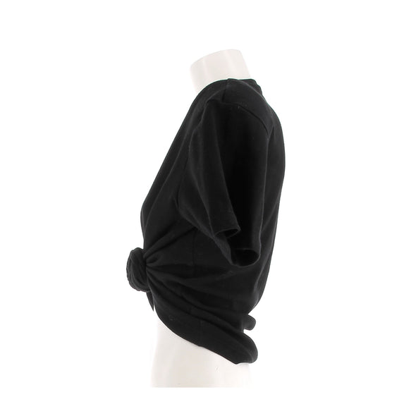 Tee-shirt crop noir
