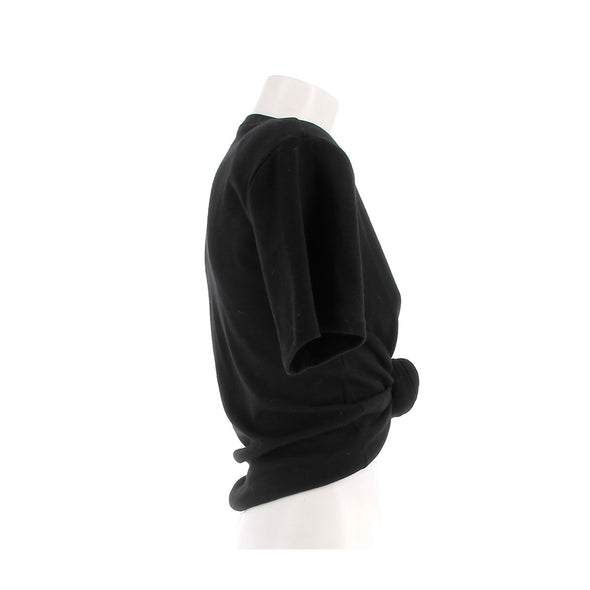 Tee-shirt crop noir