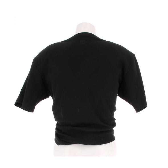 Tee-shirt crop noir