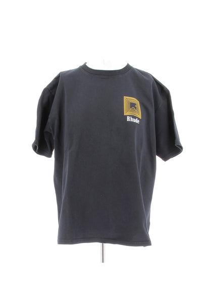 Tee-shirt gris foncé à motif