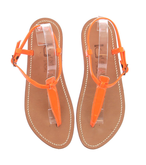 Tongs orange fluo