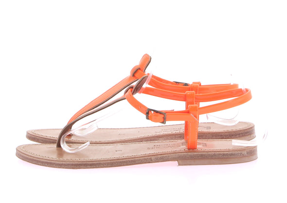 Tongs orange fluo