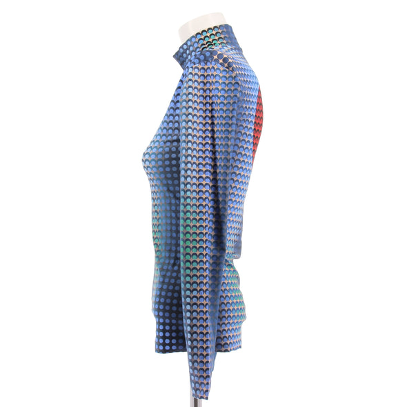 Top bleu "Moonfish Sking"