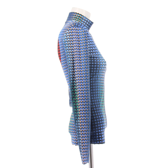 Top bleu "Moonfish Sking"