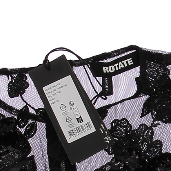Top transparent noir