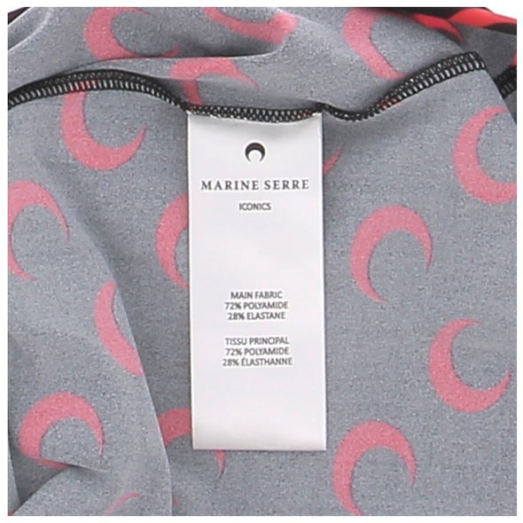 Top à col haut "Moon" rouge