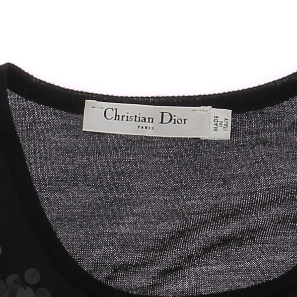 Top noir à sequins