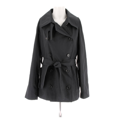 Trench noir court