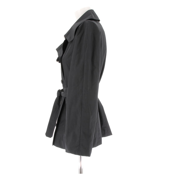 Trench noir court
