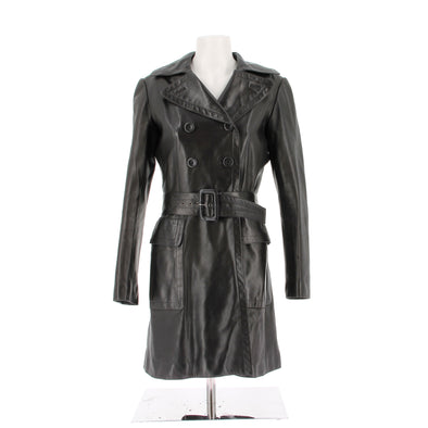 Trench en cuir