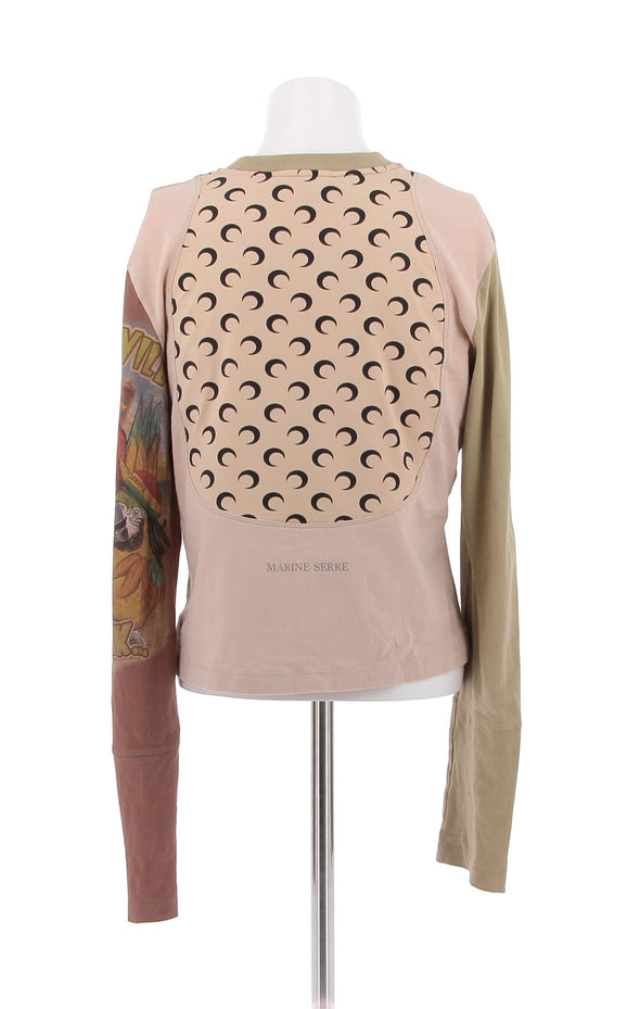 T-shirt à manches longues avec imprimé