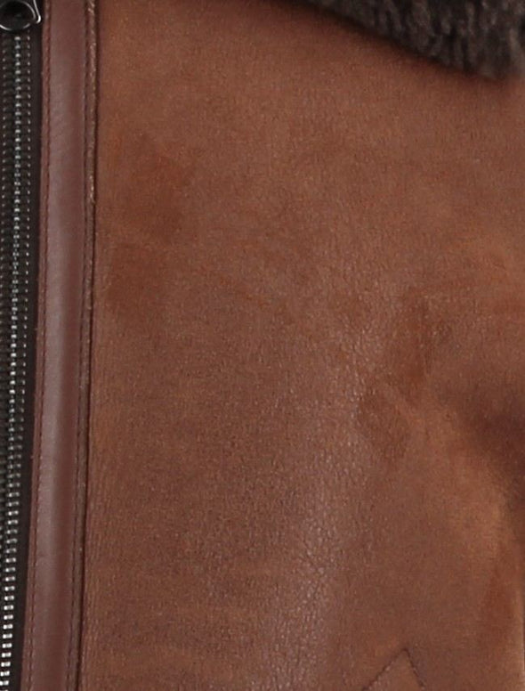 Blouson aviateur marron