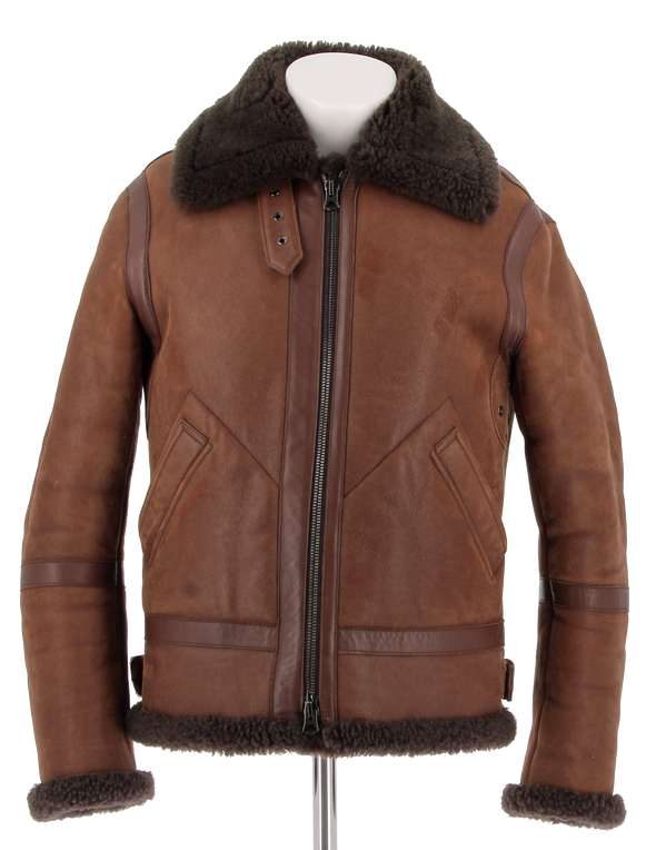 Blouson aviateur marron