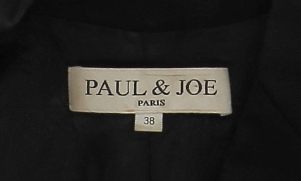 Veste de tailleur noire en laine