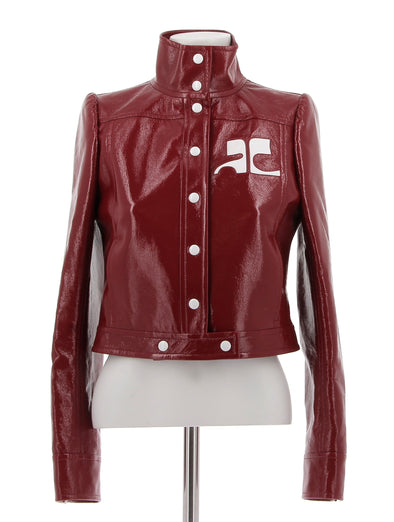 Veste bordeaux vintage