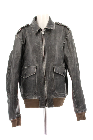 Veste en cuir