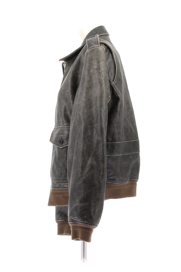 Veste en cuir