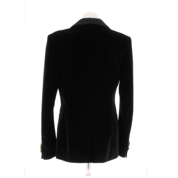 Blazer noir en velours