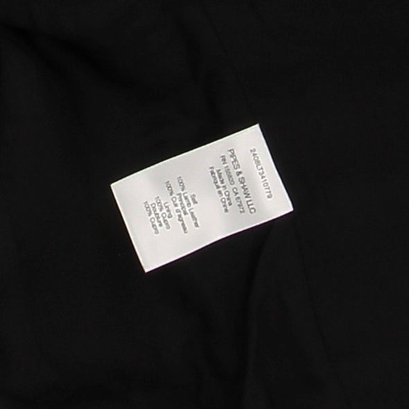 Veste en cuir noir