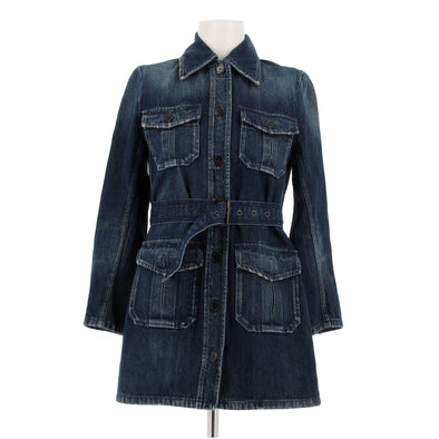 Veste en denim bleue
