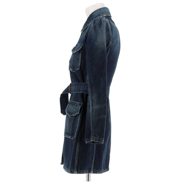 Veste en denim bleue