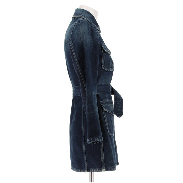 Veste en denim bleue