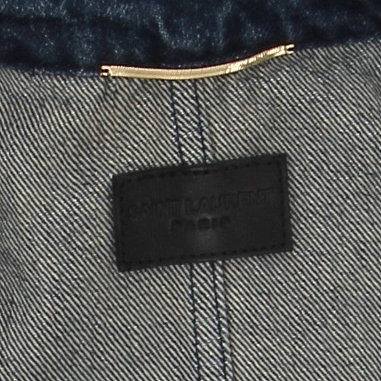 Veste en denim bleue