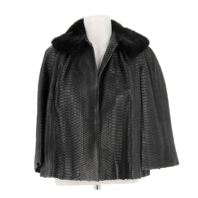 Veste en python noire