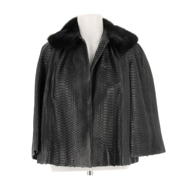 Veste en python noire