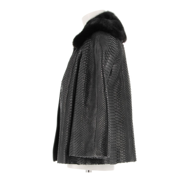 Veste en python noire