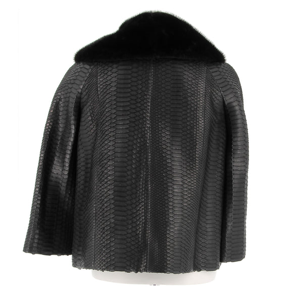 Veste en python noire