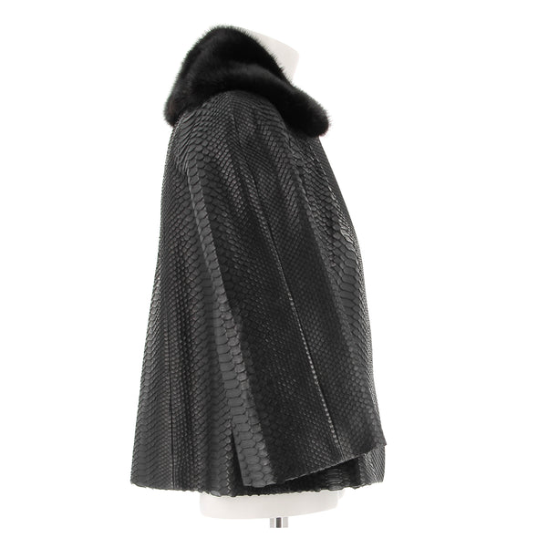 Veste en python noire