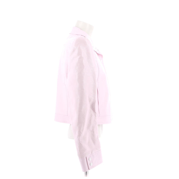 Veste en vinyl rose "Reedition"