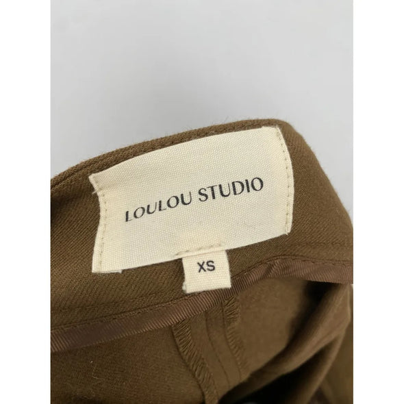 Jupe mi-longue en laine - Loulou Studio