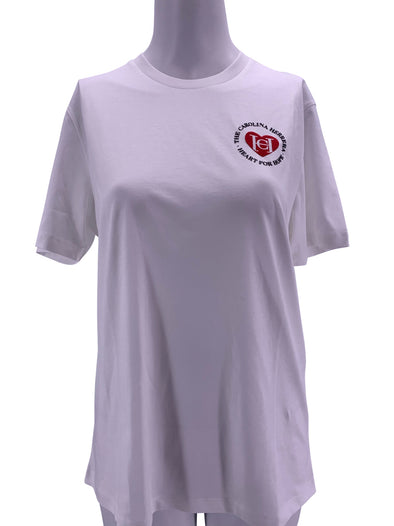 T-shirt blanc « Heart for hope »