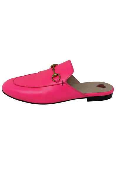 Mules Princetown rose fluo