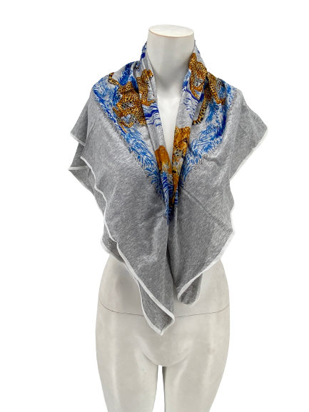 Foulard en coton Léopards