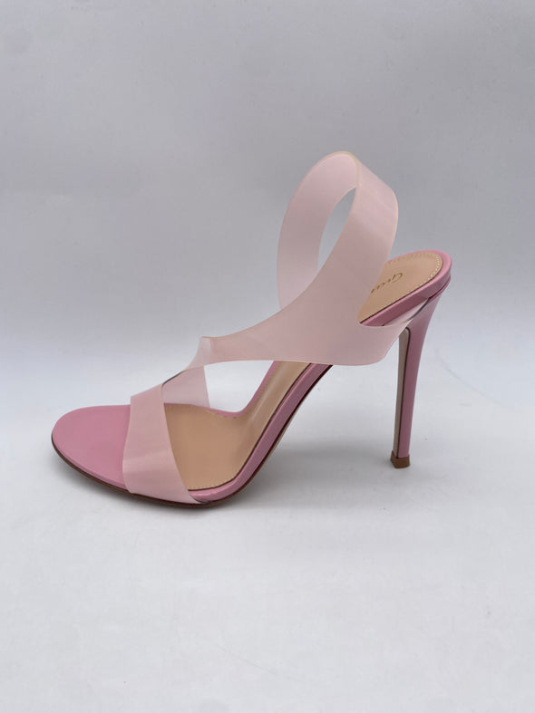 Sandales en plastique rose
