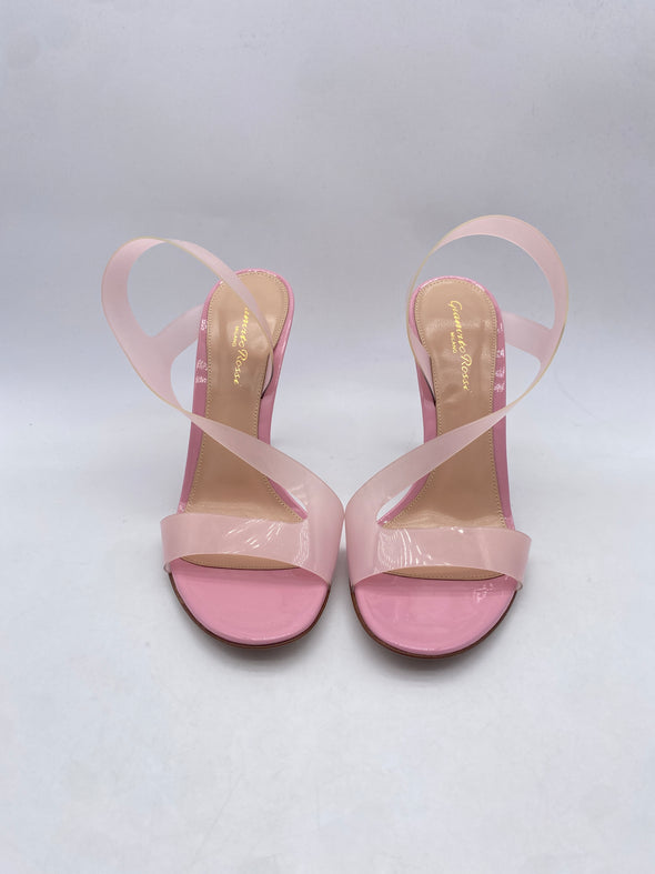 Sandales en plastique rose