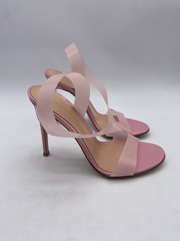 Sandales en plastique rose
