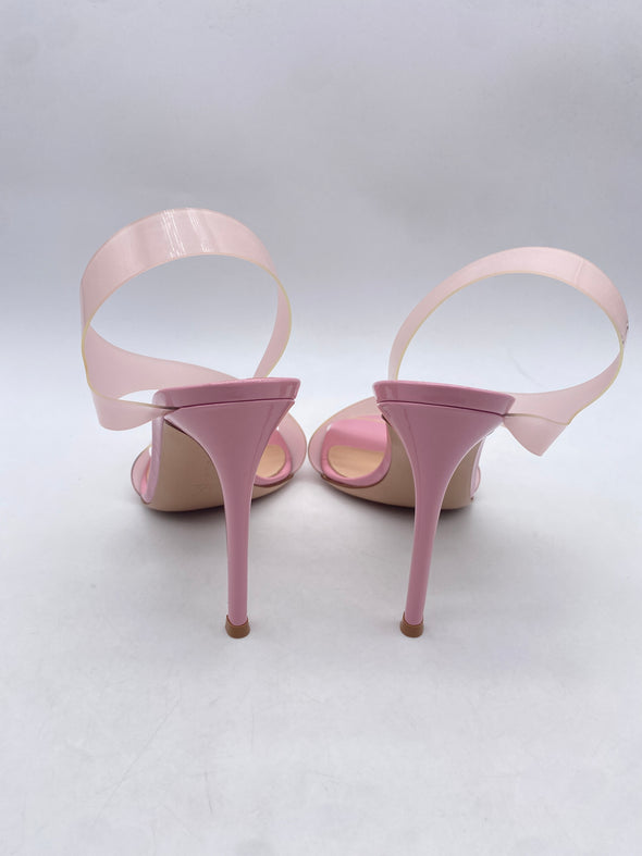Sandales en plastique rose