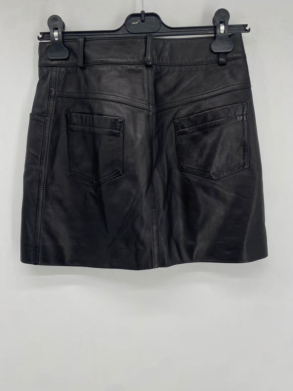 Jupe en cuir