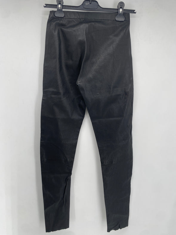 Legging en cuir
