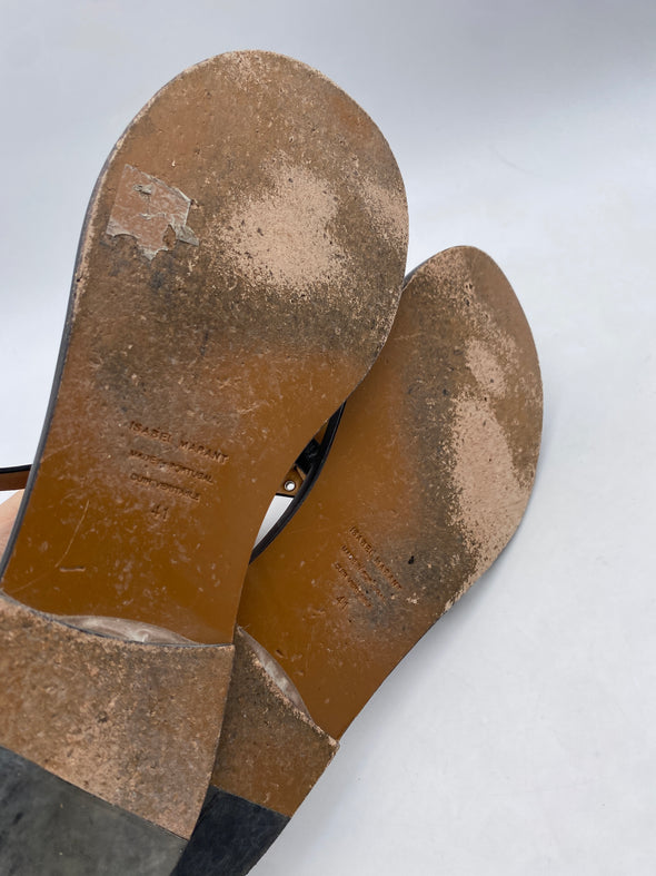Sandales en cuir