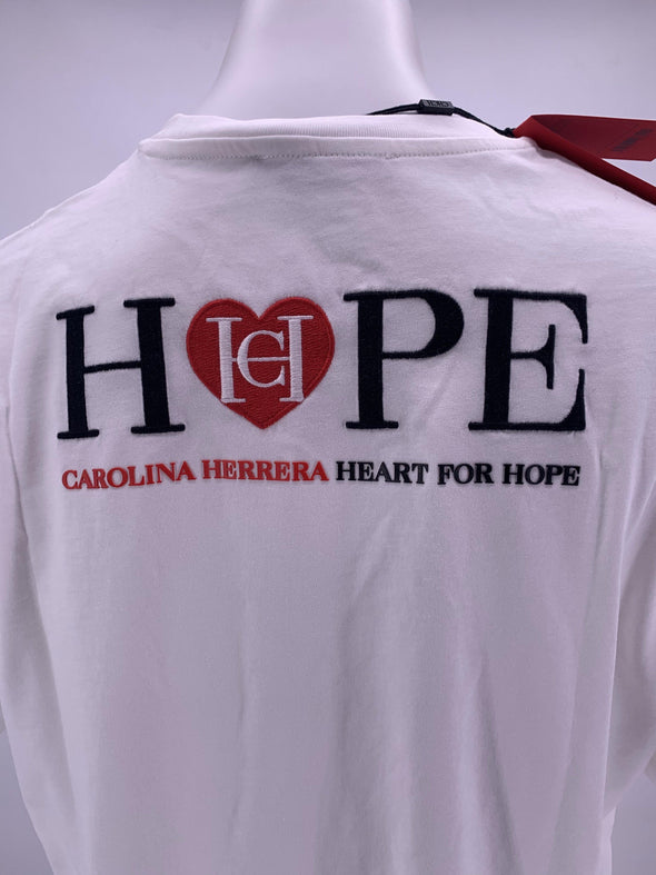 T-shirt blanc « Heart for hope » - Personal Seller