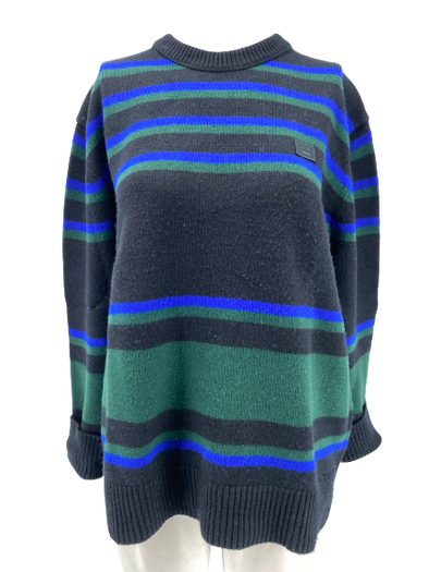 Pull à rayures en laine
